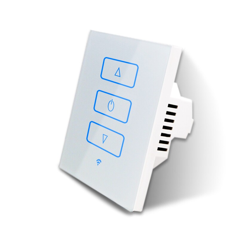 Smart Standalone 1 Zone Touch operated wifi Dimmer Switch. White